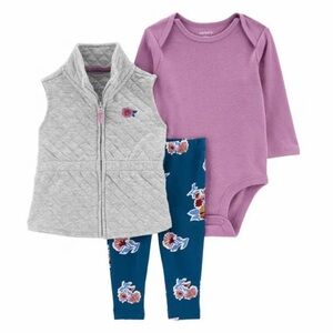 Carter’s 3-Piece Vest Outfit (6M)